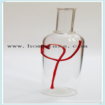 Garrafa de vinho de vidro / Licor Glas Garrafa / Spirits Garrafa / Rodízios / Boticário Jar